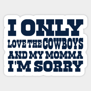 Gods plan - Cowboys Sticker